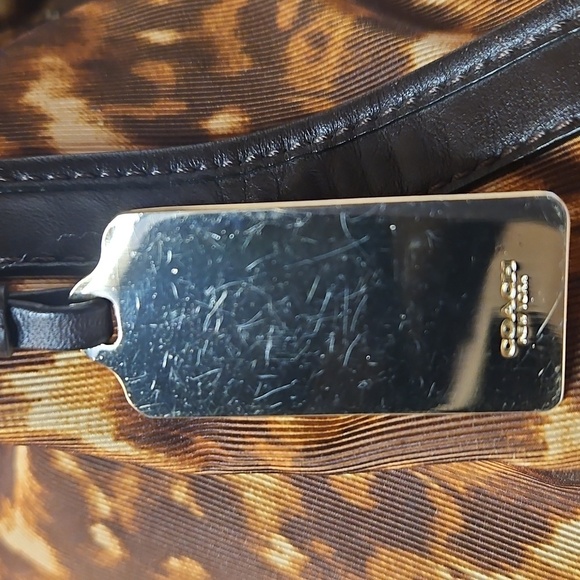 Coach Madison Ocelot Phoebe Shoulder Bag - Picture 13 of 15